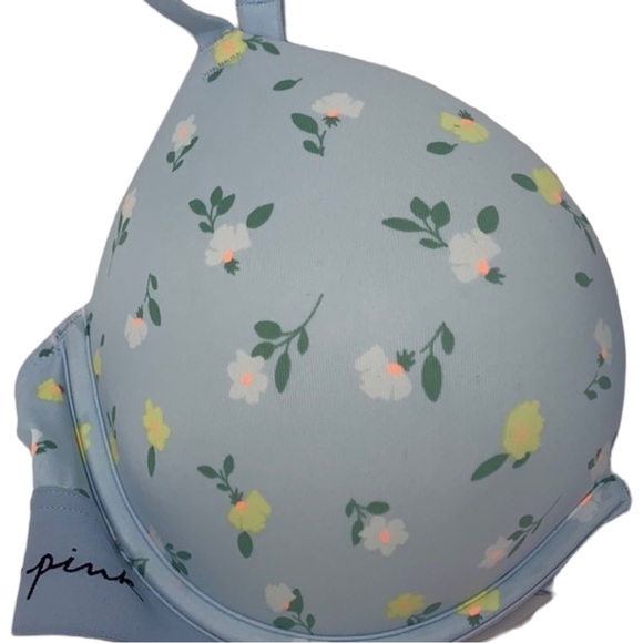 Pink Victoria’s Secret Super Push Sz34D Bra NWOT - Picture 3 of 7